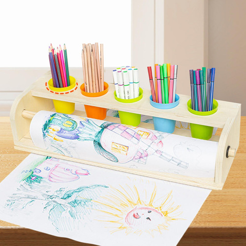 Pintura Para Niños Roll Rollos De Papel Cañas
