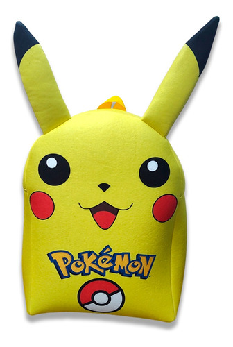 Mochila Infantil 3d Pikachu Pokémon Personalizada