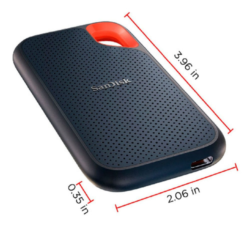 Disco Duro Solido Externo Sandisk 2tb Extreme Pro V2 2000mbs Color Negro