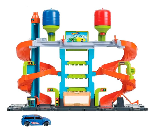 Hot Wheels - City Mega Torre De Lavado - Hdp05