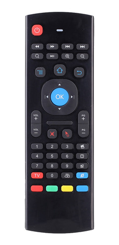 Teclado De Controle Remoto Sem Fio Mx3 Portátil 2.4g
