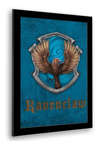 Quadro Harry Potter Corvinal Ravenclaw Hp Em Mdf