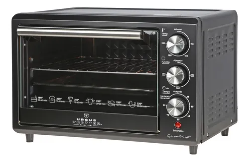 Horno Eléctrico 25 Litros Ursus Trotter Backofen Pro-b 1500w Color Negro