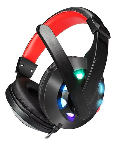 Auricular Vincha Gamer Dinax Xtreme Con Microfono  Luces Rgb