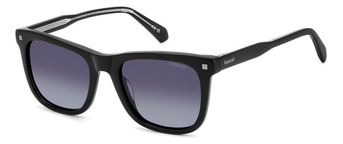 Gafas de sol Polaroid PLD4167/S/x 807-53, color negro, marco negro, lente gris varilla negra
