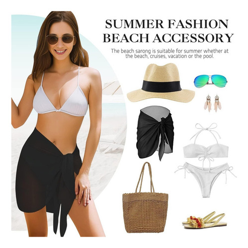 Ropa De Playa Mujer, Vestido Playa Mujer Ajustable Sarongs