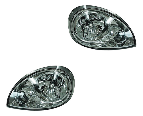 Par Faros Chevrolet Chevy C2 2004 - 2008 Tyc