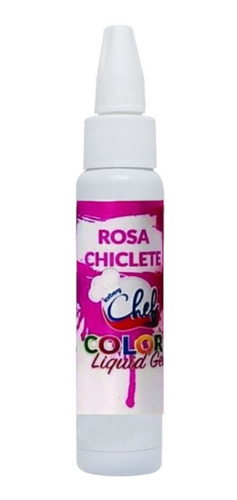 Corante Color Liquid Gel - Rosa Chiclete - 25g - Iceberg Che