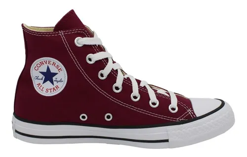 heroína vaso Ese Tenis Converse Bota Maroon Vino Original Hombre Y Mujer