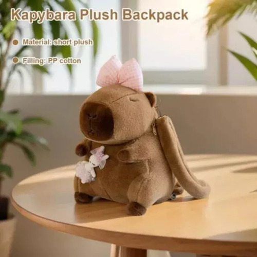 Mochila De Felpa Kawaii Creative Animal Capibara