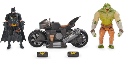 Muñecos Dc Comics Batman Transforming Batcycle Battle Pack