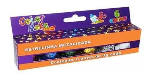 Estrelinha Metalizada 6 Cores Ref.:7002 Color Make