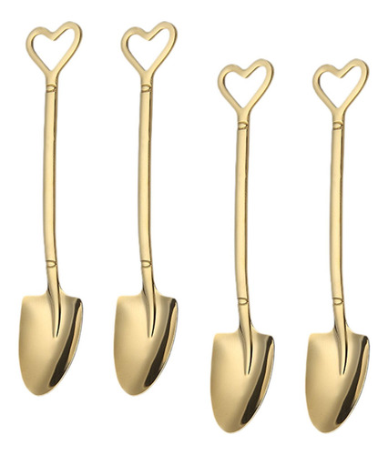 4 Cucharas Con Forma De , Cuchara Para Café, Té, Utensilio