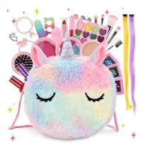 Comprar 41pcs Juego De Maquillaje De Niñas Kawaii Lavable No Toxico