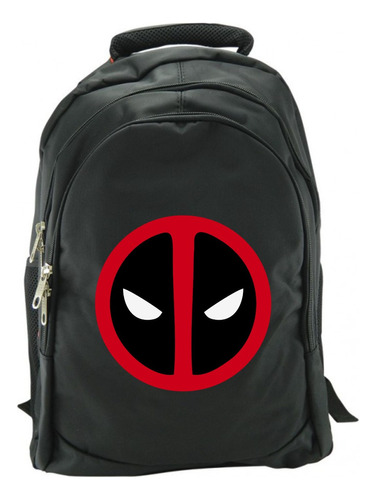 Morral Deadpool Black Maleta Bolso De Espalda