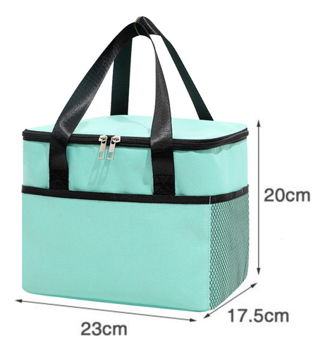 2 Bolsa Térmica Grande E Isolada Para Entrega De Pizza,