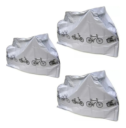 Pack 3 Cobertor De Bicicleta O Moto Funda  Impermeable