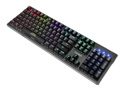 Imagen 2 de 4 de Teclado Mecánico Gamer Marvo Kg909 Multimedia Iluminado Usb