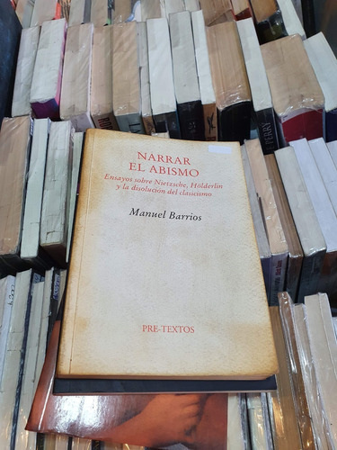 Narrar El Abismo - Manuel Barrios - Ed Pre Textos