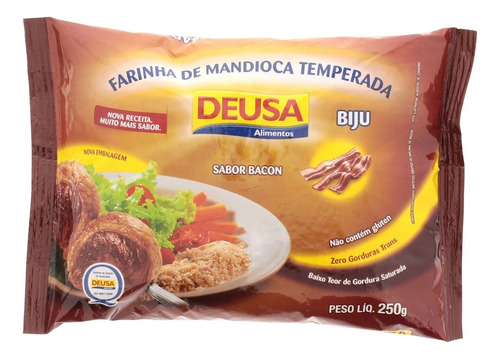 Farinha de Mandioca com Bacon Deusa 250g