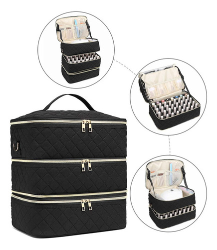 Bolsa De Almacenamiento De Esmalte Por 80 Esmaltes De Uñas