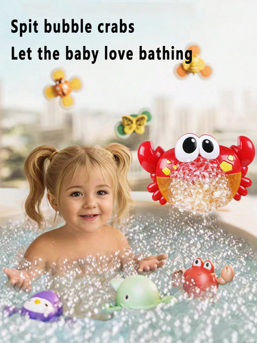 Crab Shaped Bubble Bath Toy