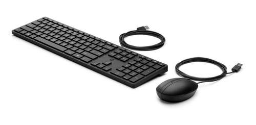 Kit Teclado Mouse Alambrico Hp Slim 320mk Pro Usb Español