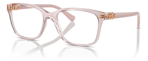 Armação Óculos De Grau Vogue Vo5574b 2942 53 Cor Rosa Transparente/rosa