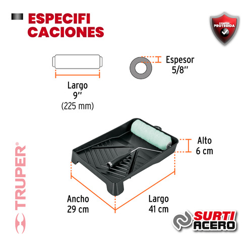 Kit Extensión De Rodillo+pinta Pad+kit P