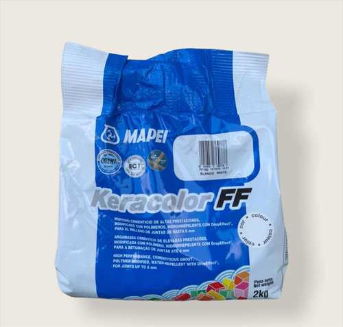 Careteo Sellador De Juntas Mapei Keracolor 2kg Negro #10