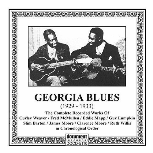 Cd Georgia Blues 1928-33 - Barton