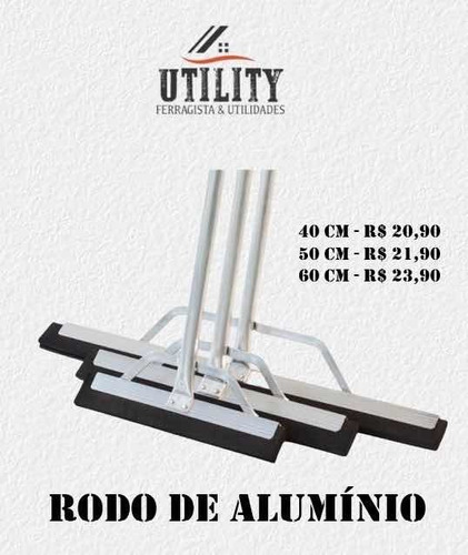 Imagem 1 de 1 de Rodo De Alumínio
