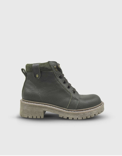 Imagen 3 de 5 de Borcegos Botas De Cuero Viamo Ferberi Dama Mujer