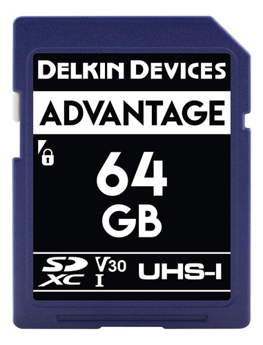 Delkin Devices Tarjeta De Memoria Sdxc Uhs-i (v30) De 64 Gb 