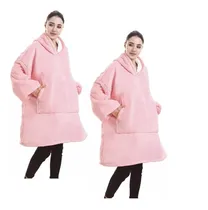 Comprar X2 Polerones Sherpa Poleron Hombre Mujer Polar Frio Frazada