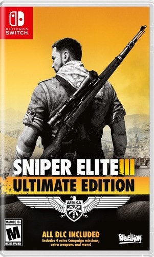 Sniper Elite 3 Ultimate Edition W/all Dlc - Nintendo Switch