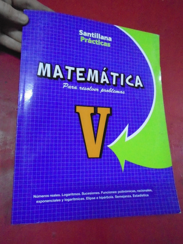 Matemática 5 Santillana Prácticas Como Nuevo!!!