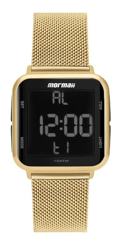 Relógio Digital Mormaii Digi Dourado Mo6600ah/8d