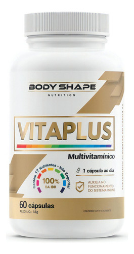 Vita Plus Multivitamínico 60 Cápsulas Body Shape 