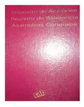 Comprar Rab Libro Deposit Acciones Registro Asistencia Asamblea 2313