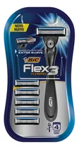Comprar Maquinas de afeitar Afeitadoras Rastrillo Bic Flex 3 Hybrid 1 mango + 5 repuestos Recargable Hombre