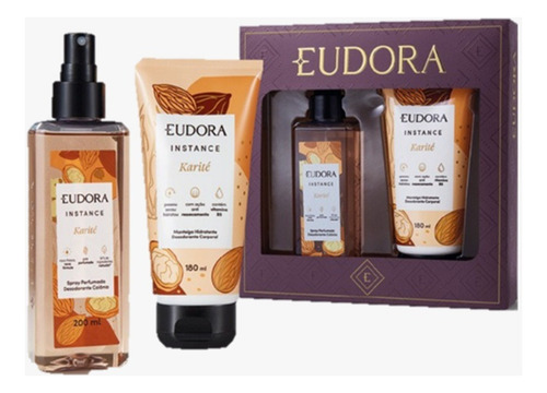 Kit Eudora Instance Karité ( Body Splash+ Loção Hidratante )