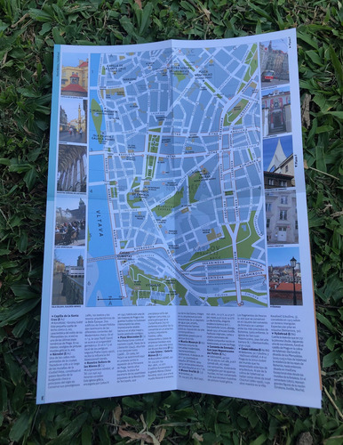 Plano Guia De Praga, Incluye Mapas A Color.
