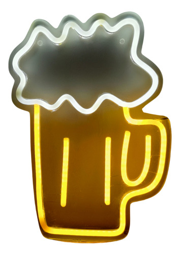 Letrero Led Neon Tarro Cerveza