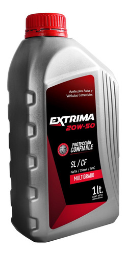 Imagen 1 de 2 de Lubricante Mineral Extrima 20w50 1lt.