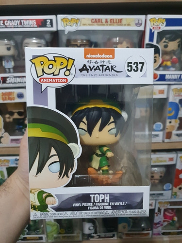 Funko Pop Toph Avatar The Last Airbender #537 Detalle Caja