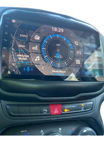Autoestéreo Android 9' Jeep Renegade 14-18 4+64 Diamante 2k