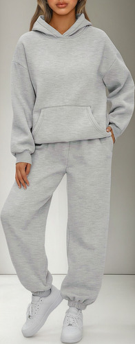 Conjunto De 2 Piezas Para Mujer, Sudadera Y Pantalones Holga
