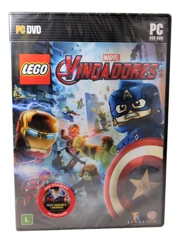 Lego Jogo Computador Pc Game Vingadores Marvel Dc Md. Física