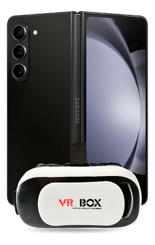 Celular Samsung Galaxy Z Fold5 5g Dual Sim 512 Gb Phantom Black 12 Gb Ram Nuevo + Lentes Vr Box De Regalo